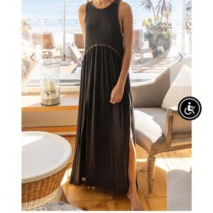POL Black Maxi Dress